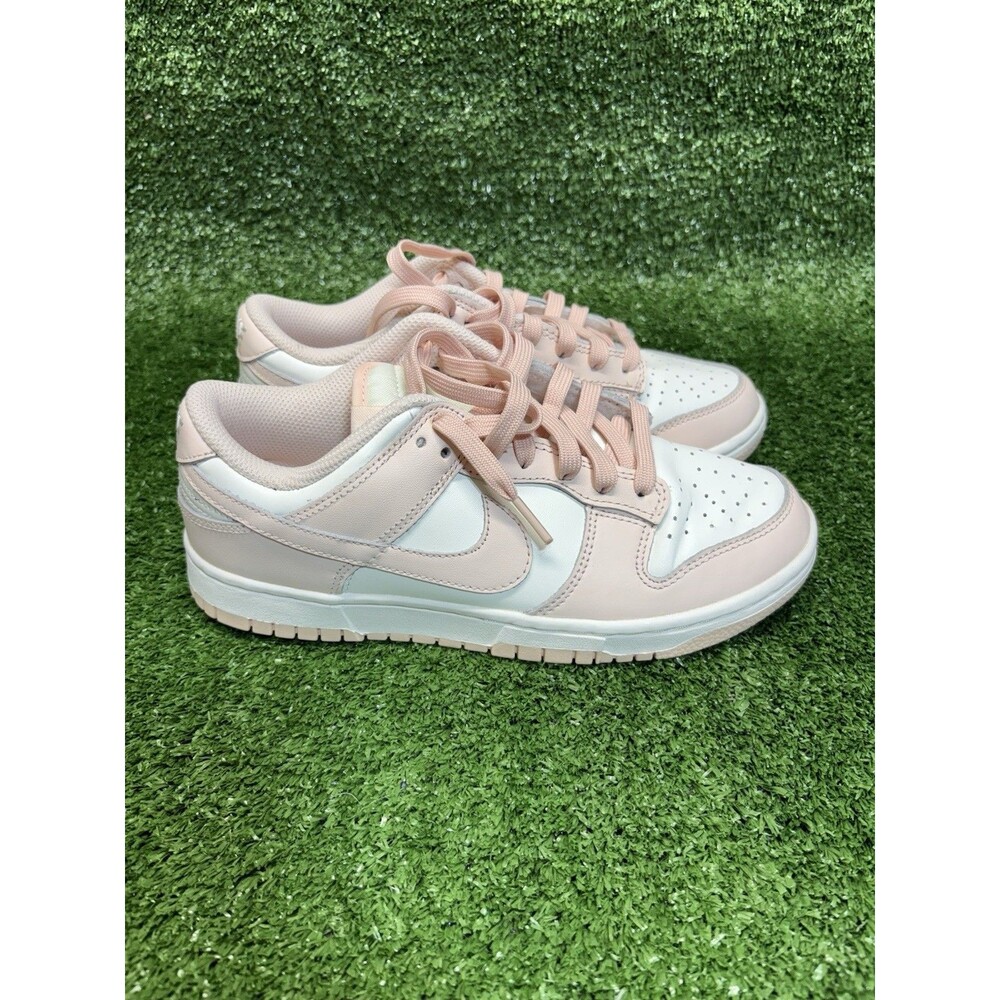 Women’s Nike Dunk Low White Orange Pearl Size 7 Pink Sneakers Shoes DD1503-102